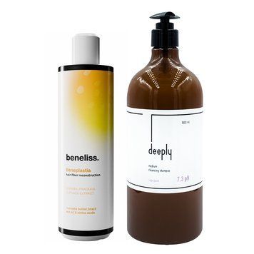 Beneliss Beneplastia + Deeply Medium Cleansing Shampoo 7.3 pH 500+1000 мл BD0002 фото