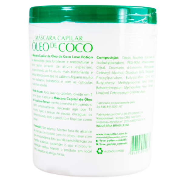 Маска для волосся Love Potion De Coco Mascara 1000 мл LP0102 фото