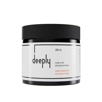 Скраб deeply scalp scrub with apricot kernel&nbsp;для шкіри голови 300 мл DP0004 фото