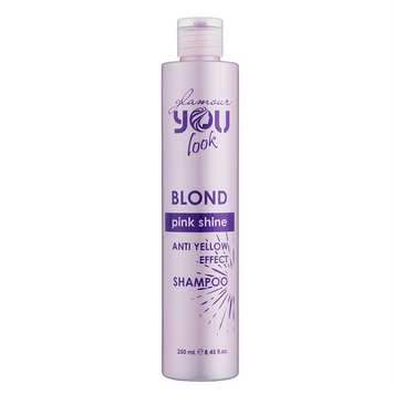 YouLook Blond PINK SHINE Anti Yellow Effect SHAMPOO шампунь для збереження кольору 250 мл YL0031 фото