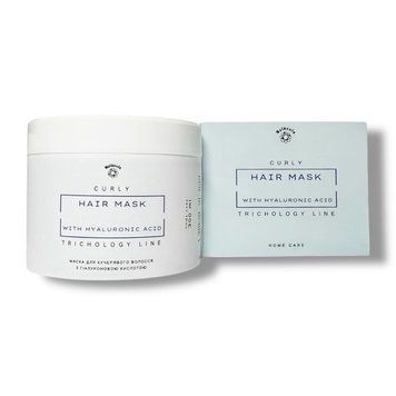 Зволожуюча маска з гіалуроновою кислотою для кучерявого волосся Molecula Hair Mask Hyaluronic Acid 300 мл MA0016 фото