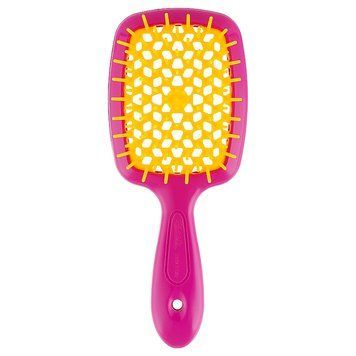 Janeke SUPERBRUSH YELLOW/RASPBERRIES. Гребінець арт. 82SP226COM 82SP226COM фото