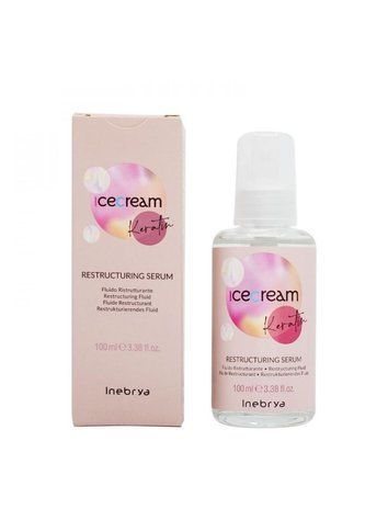 Сироватка для відновлення волосся Inebrya Restructuring Serum Keratin 100 мл IN0022 фото