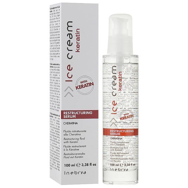 Сироватка для відновлення волосся Inebrya Restructuring Serum Keratin 100 мл IN0022 фото